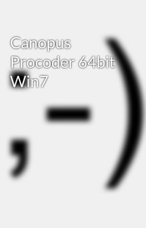 Canopus Procoder Download